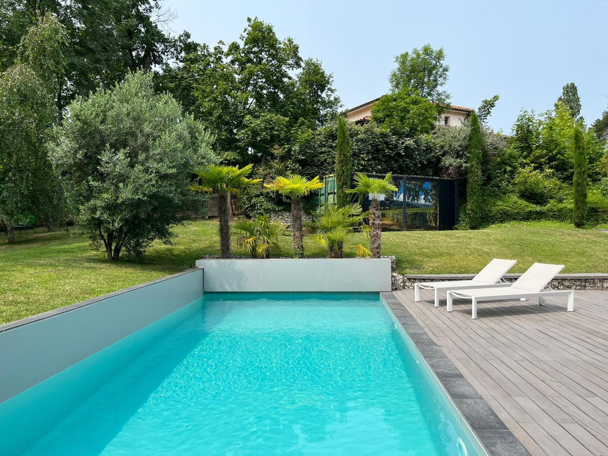 Villa Piscine A Proximite De Lyon Chaponost Eksteriør bilde