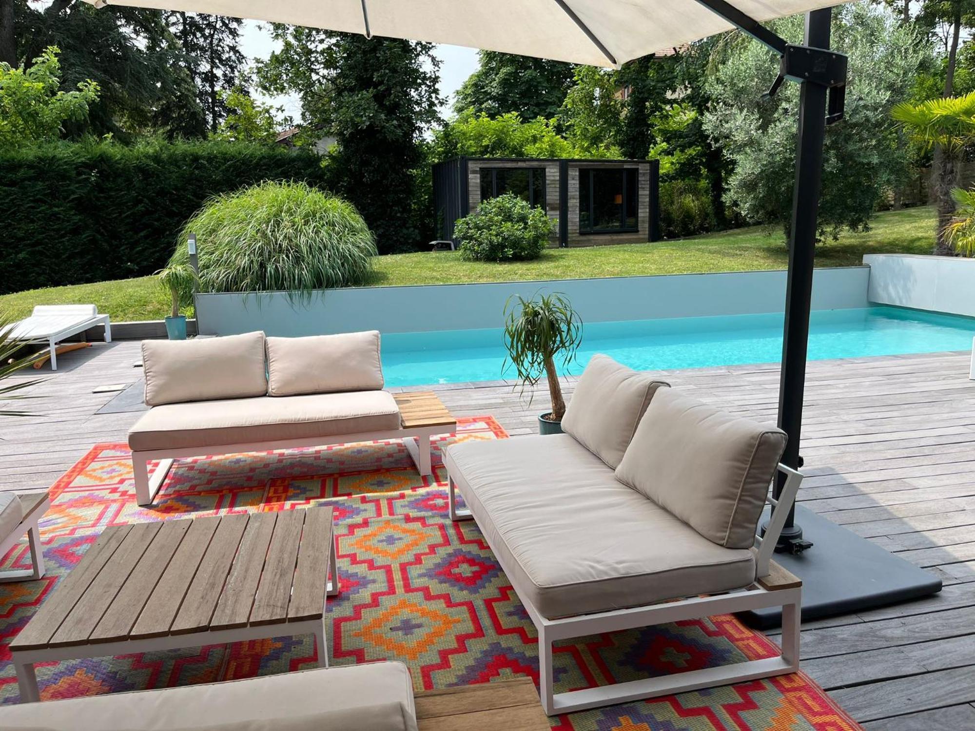 Villa Piscine A Proximite De Lyon Chaponost Eksteriør bilde